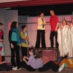 Lazarus meets Abraham in heaven